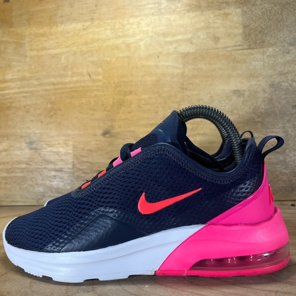 Nike Air Max Motion 2 Womens Size 7 Shoes Sneakers Navy Pink Blast CZ7996-400 - Picture 4 of 10